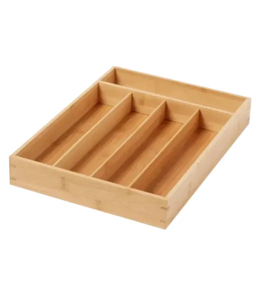 Bamboo Expandable Drawer Organizer